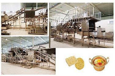 Low Noisy Fried Instant Noodle Machine Low Noisy Fried Instant Noodle Machine